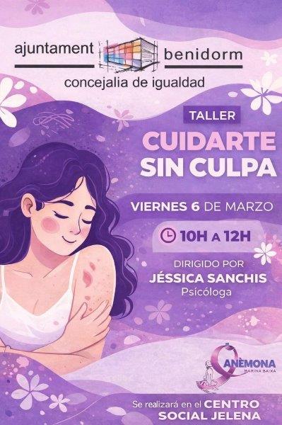 CARTEL TALLER CUIDADOS SIN CULPA